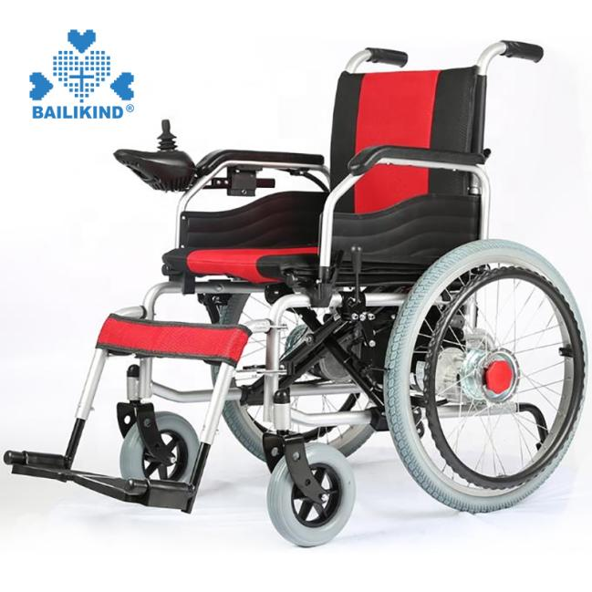 Tamang paraan ng pagpapatakbo at mga hakbang ng Folding aluminum portable electric wheelchair