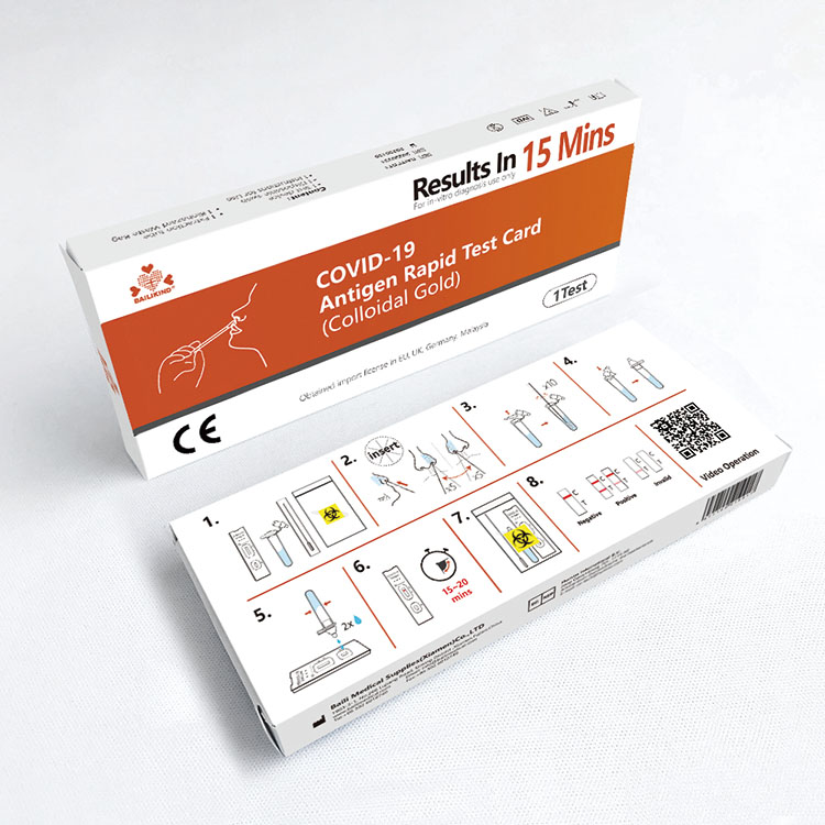 Background na teknolohiya ng novel coronavirus (COVID-19) antigen detection kit