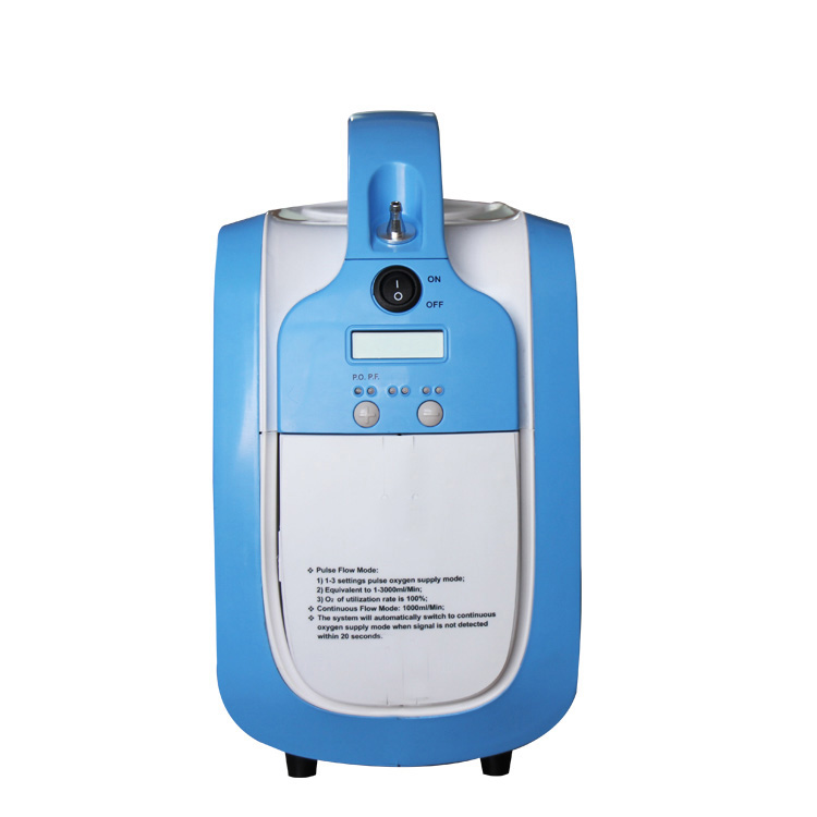 3LPM Portable Oxygen Concentrator na may Battery Power Pulse Flow at Continuous Flow