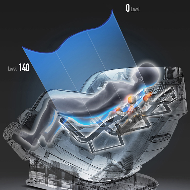 4D Massage Relaxation Finger Press Armchair na may Heating System