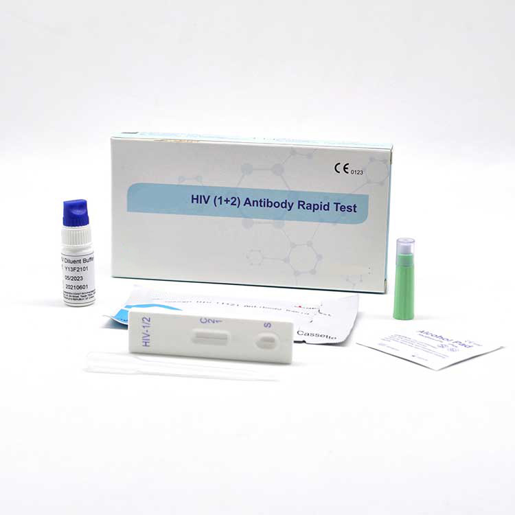 Inaprubahan ng Ce0123 Blood 1+2 Home Use Hiv Aids Self Test Strips Kits