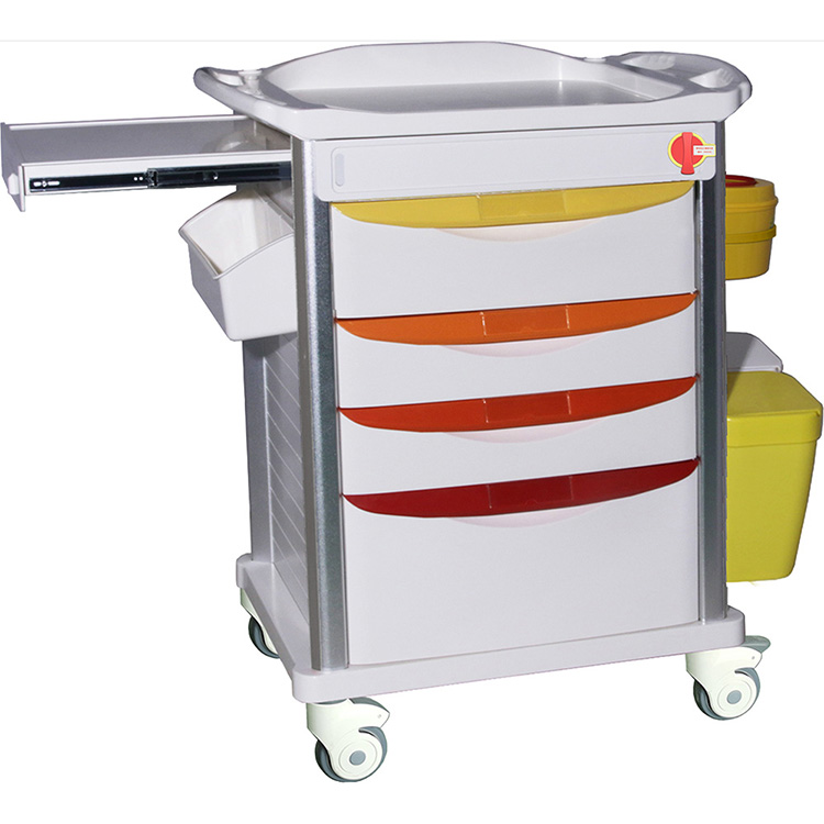 Ospital Medical Equipment Operating Room Emergency Trolley