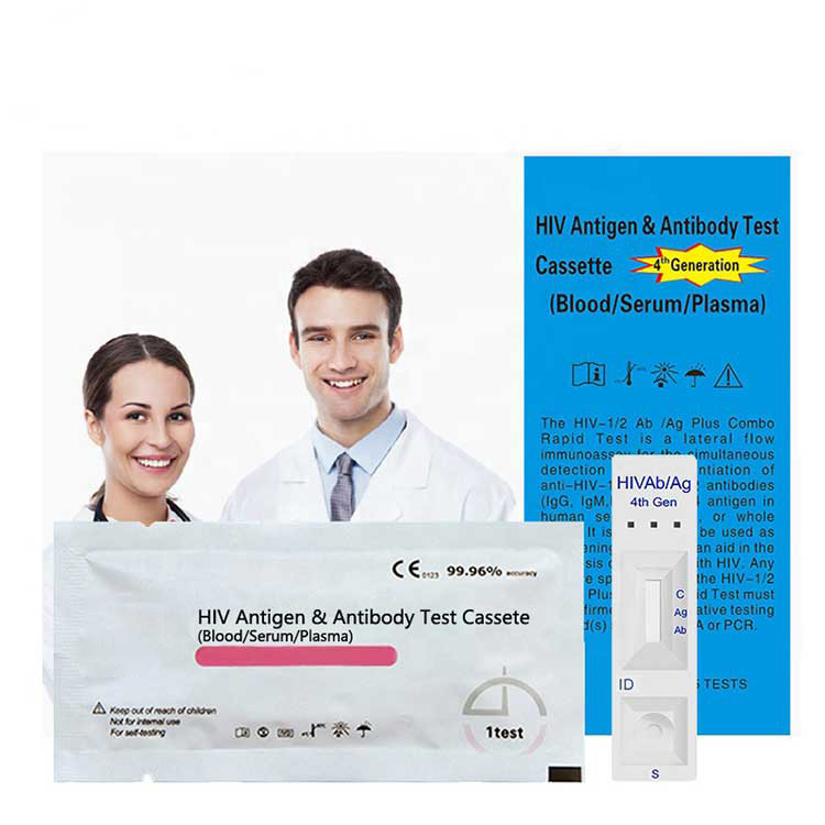 Bagong 4th Generation Hiv Test Kit 1/2 Ag Ab Rapid Test Cassette