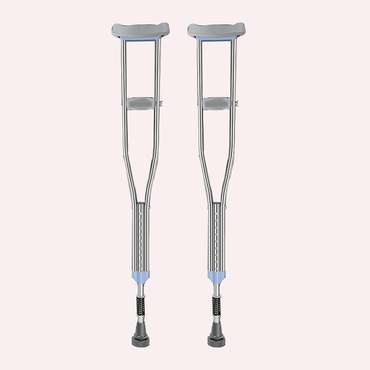 Stainless Steel Single Lift Walking Stick