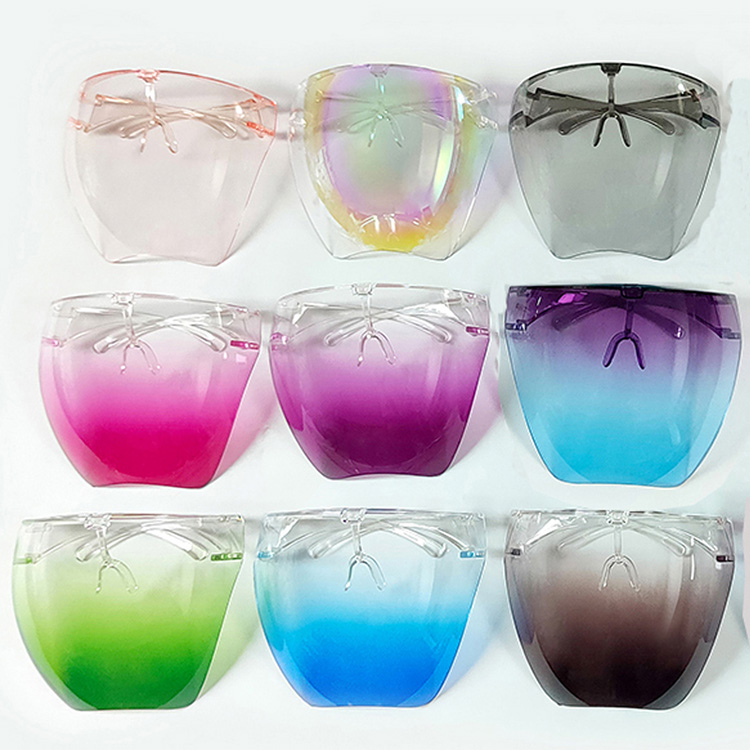 Transparent na Plastic Anti-fog Face Glasses Shield